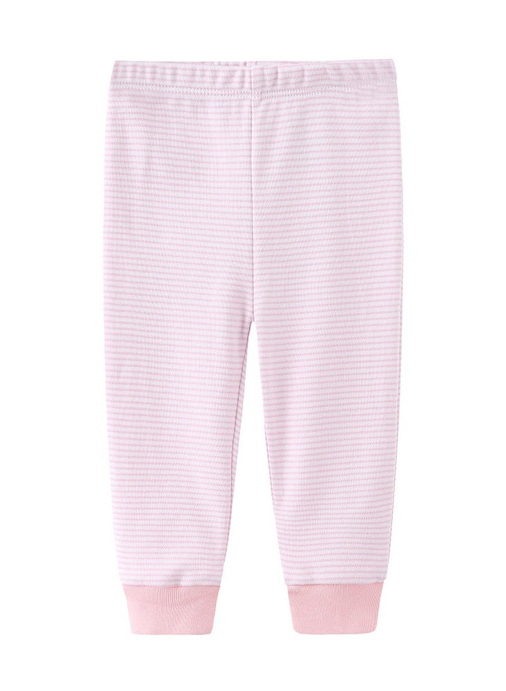 ريدمابليتيك طقم مكون من أربع قطع من سراويل عالية الخصر من القطن الخالص القابل للتنفس للأطفال الرضع والأطفال الصغار - Image 2