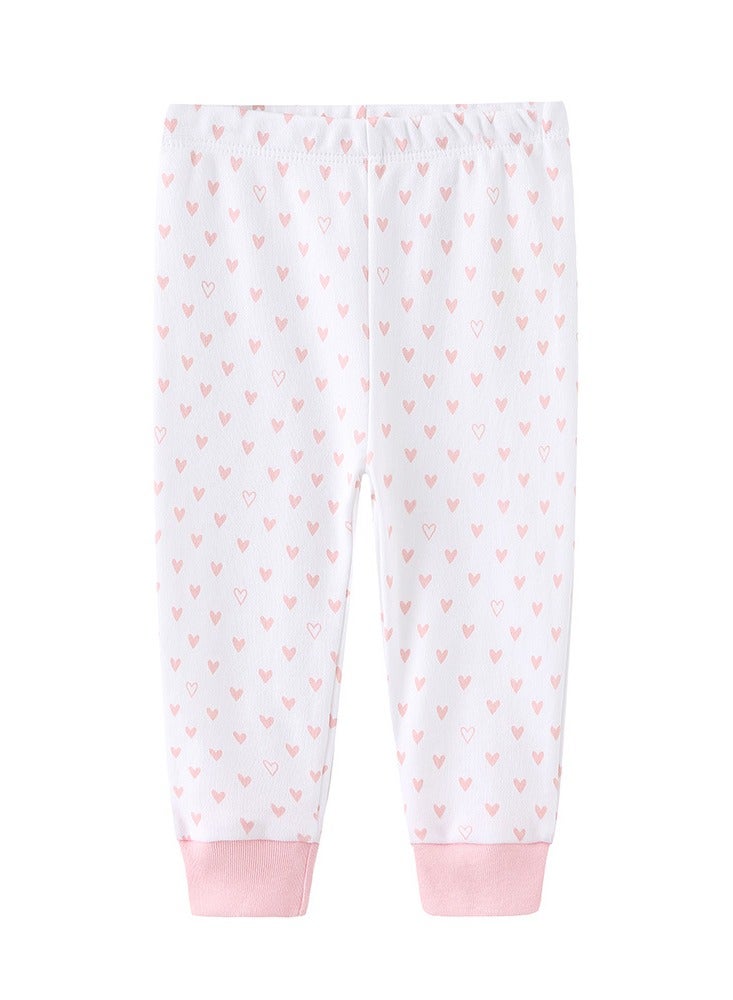 ريدمابليتيك طقم مكون من أربع قطع من سراويل عالية الخصر من القطن الخالص القابل للتنفس للأطفال الرضع والأطفال الصغار - Image 3