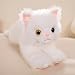 PEACH CAT Cat Stuffed Animal 12 Realistic Kitten Plushies Soft Plush Toys Gifts for Kids White - Image 4