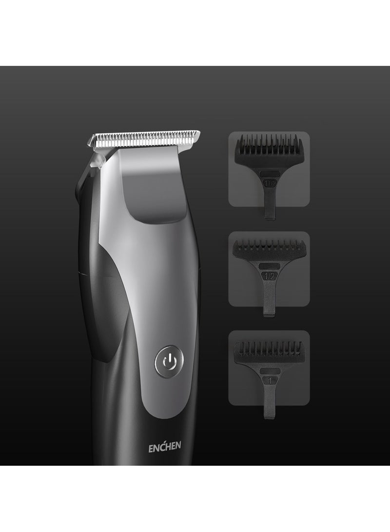 ENCHEN Enchen Hair Clipper Rechargeable Electric, Detachable and Washable Head, Rechargeable 10w High Power, Four-hour Battery Life, Low Noise  - Image 4
