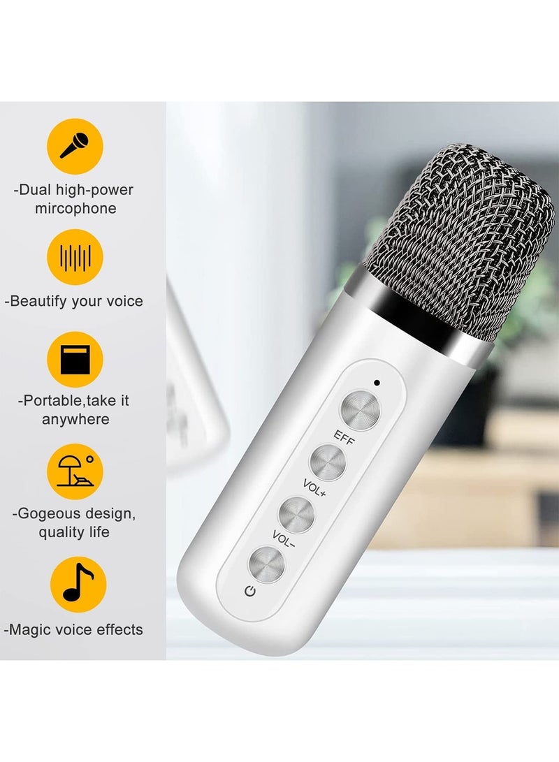 Karaoke Speaker Machine with 2 Wireless Microphones Portable Bluetooth with Echo and Vocal Cut - Image 4