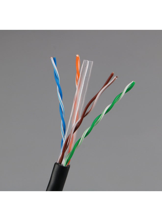 Generic Computer Jumper Gold-plated Crystal Head CAT6 Finished Network Cable CAT6E Connection Line Super Six Types Of Unshielded Network Cable-Line Length:0.5M  - Image 4