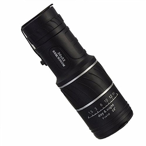 Iktu 30x52 HD Optical Monocular Camping Hiking Telescope Bird Watching - Black - Image 3