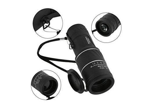 Iktu 30x52 HD Optical Monocular Camping Hiking Telescope Bird Watching - Black - Image 4