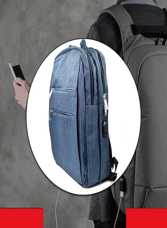 Exxelo ( 𝗦𝗽𝗲𝗰𝗶𝗮𝗹 𝟭𝟮 𝗬𝗲𝗮𝗿𝘀 𝗪𝗮𝗿𝗿𝗮𝗻𝘁𝘆 Stylish USB Point Laptop Bag - Sleek, Functional Design with Charging Port for Modern Professionals - Image 2