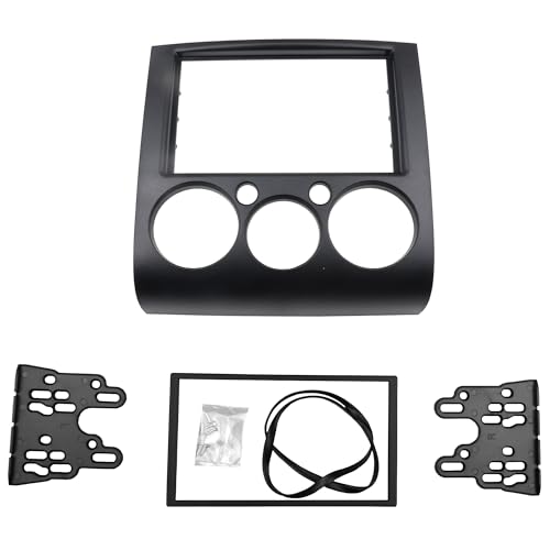 DKMUS Double Din Radio Stereo Bezel for Mitsubishi Galant 20042013 Dash Installation Mount Trim Kit Double Din - Image 1