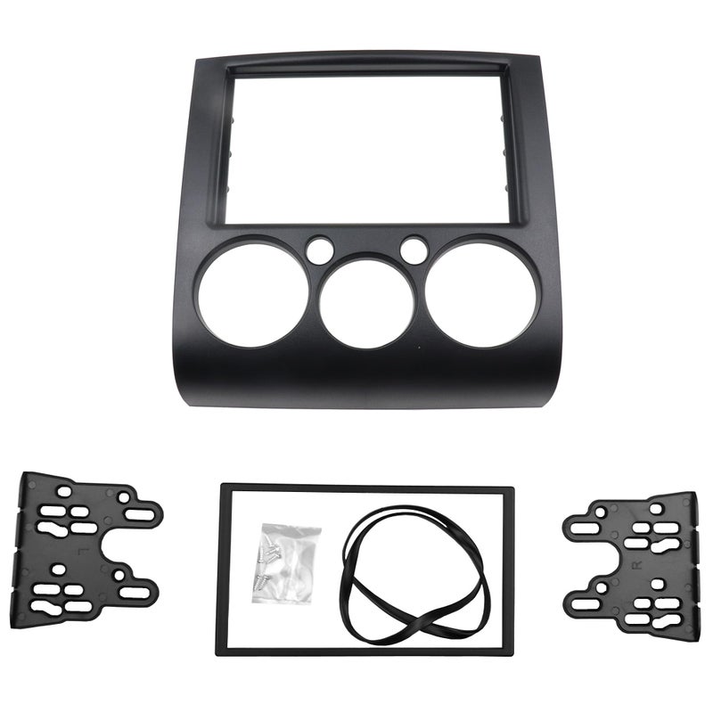 DKMUS Double Din Radio Stereo Bezel for Mitsubishi Galant 20042013 Dash Installation Mount Trim Kit Double Din - Image 2