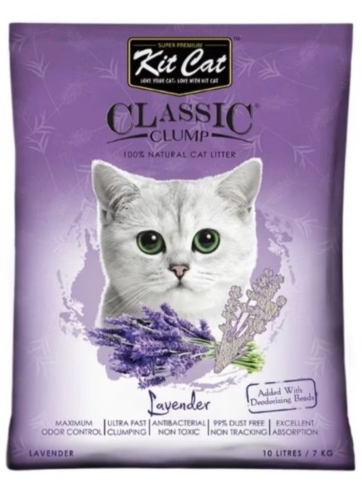 Kit Cat Sand for cats with the scent of avender 10L