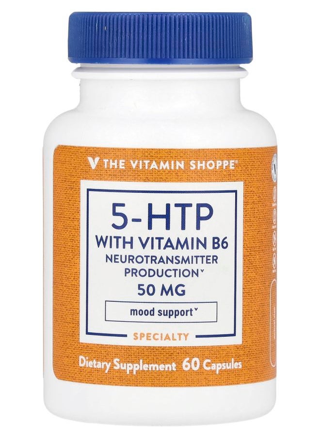 The Vitamin Shoppe 5HTP With Vitamin B6 60 Capsules 