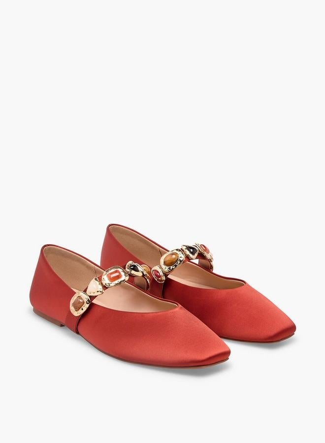 ELLE Women Embellished Ballerina Shoes - Image 3