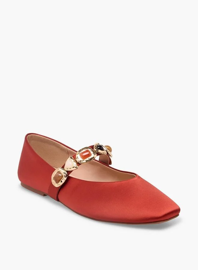 Elle Women Embellished Ballerina Shoes