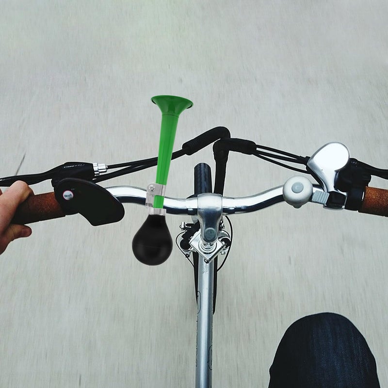 Green Metal Bicycle Horn and Loud Mountain Bike Bell for Adults Cycling Scooter Accessories - Image 5