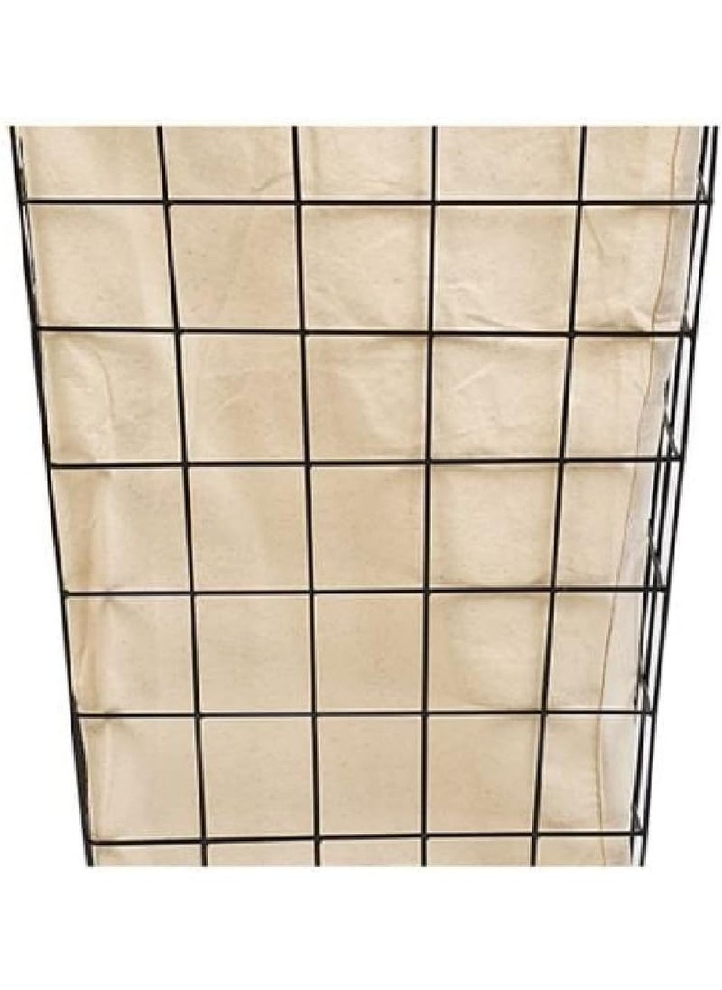Homesmiths Square Metal & Fabric Laundry Basket 40 x 40 x 67 cm  - Image 3