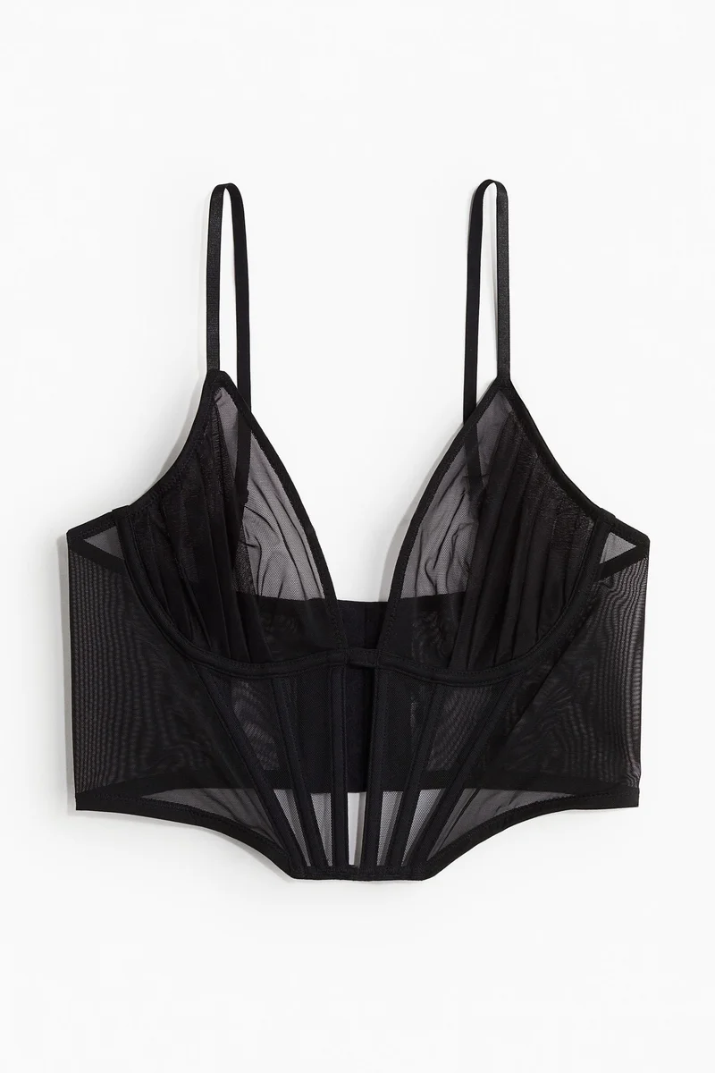 H&M Non-Padded Mesh Bustier