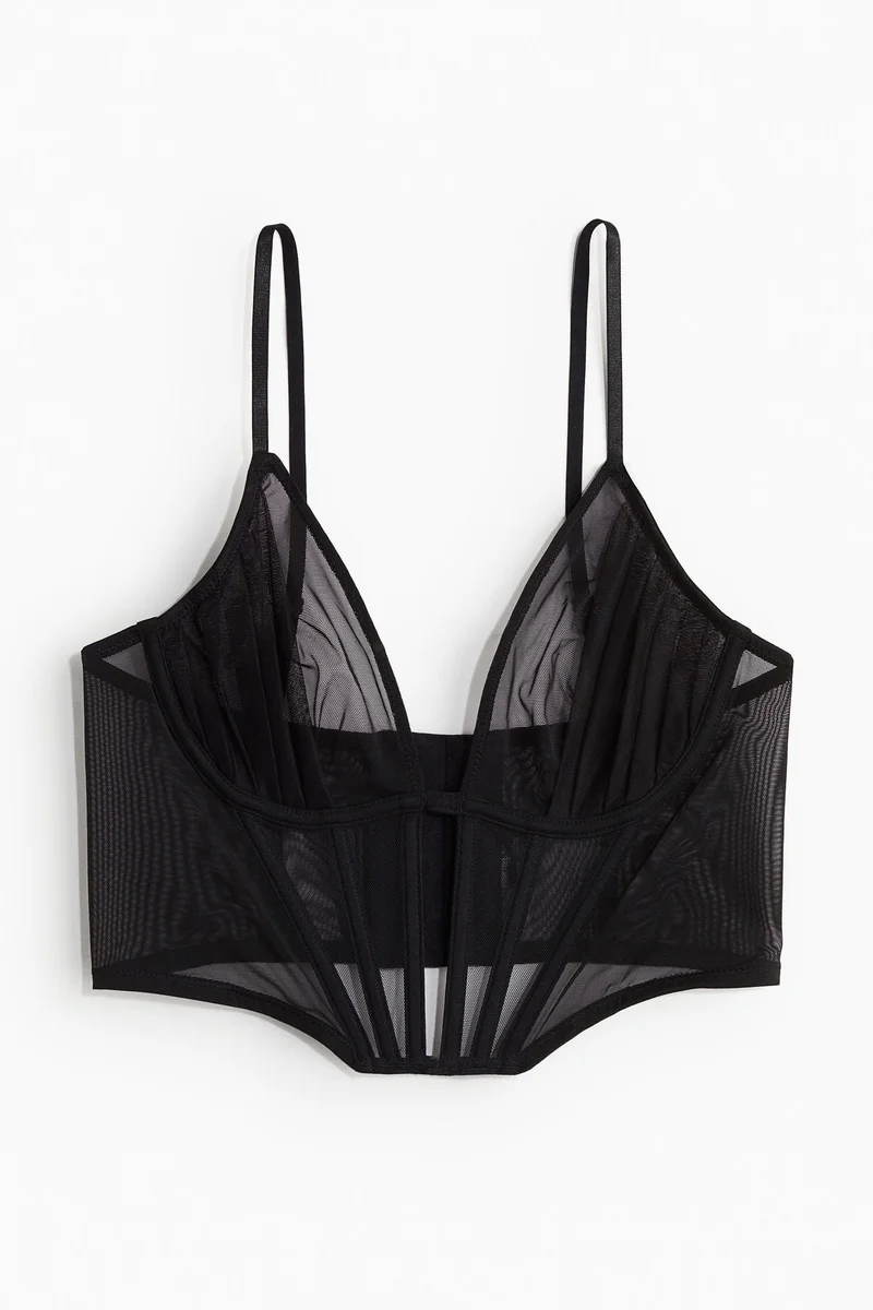 H&M Non-Padded Mesh Bustier