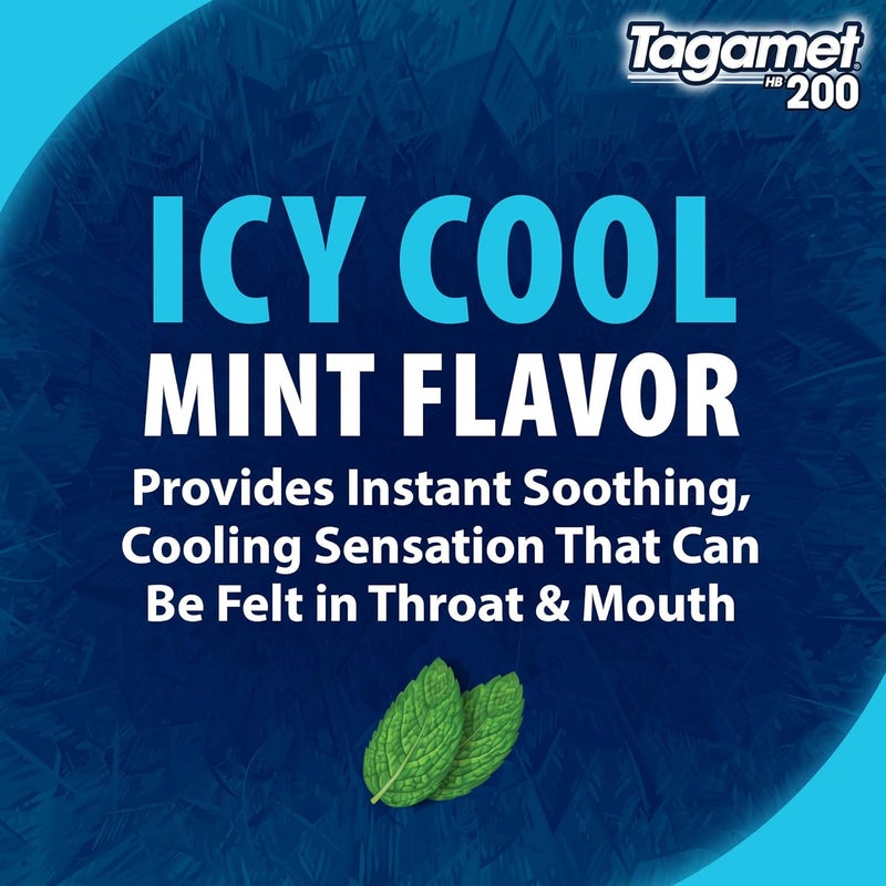 Tagamet Icy Cool Mint Acid Reducer Cimetidine Tablets 200mg 30 Count - Image 2