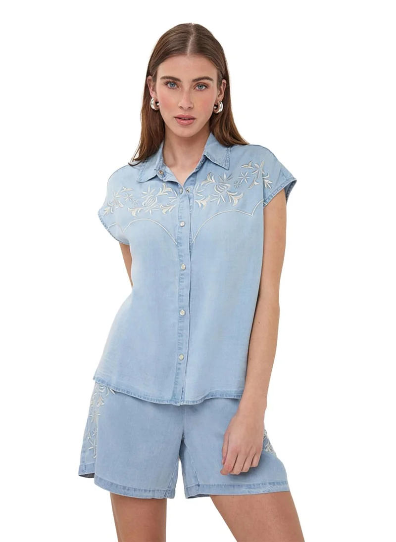 EsQualo Esqualo Blouse Chambray