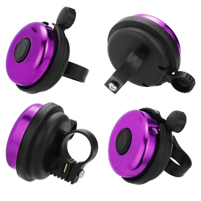 accmor Accmor Classic Bike Bell, Aluminum Bicycle Bell, Loud Crisp Clear Sound Bicycle Bike Bell for Adults Kids  - Image 3