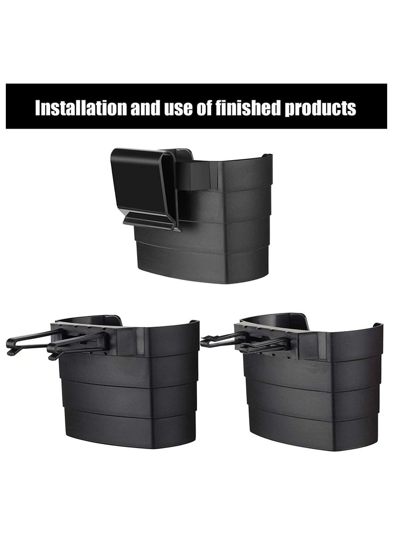 SYOSI 3 Pieces Door Pocket Hand Sanitizer Holders Plastic Car Hand Sanitizer Holders Seat Side Storage Holders Car Pocket Phone Organizers Car Interior Console Accessories for Vehicle Car SUV Truck Bus - Image 4