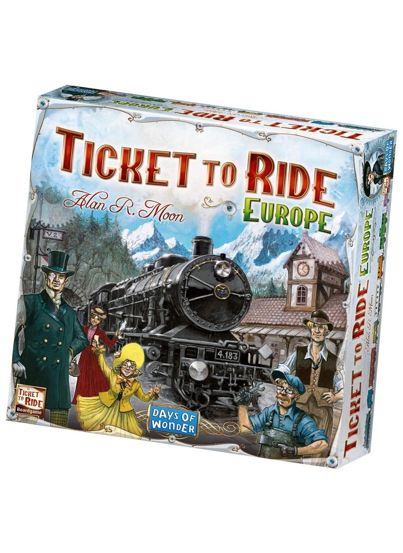 Generic - Ticket to Ride : Europe - A Board Game by Days of Wonder 2-5 Players - Board Games for Family 30-60 Minutes of Gameplay Games for Family Game Night For Kids and Adults Ages 8 plus English Version - Image 1