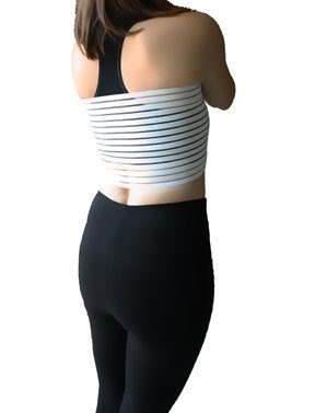 Alpha Medical Elasto-Fit Adjustable Breast and Chest Compression Wrap – Premium Support and Comfort for Post-Surgical Recovery. L0220 (Small) - Image 3