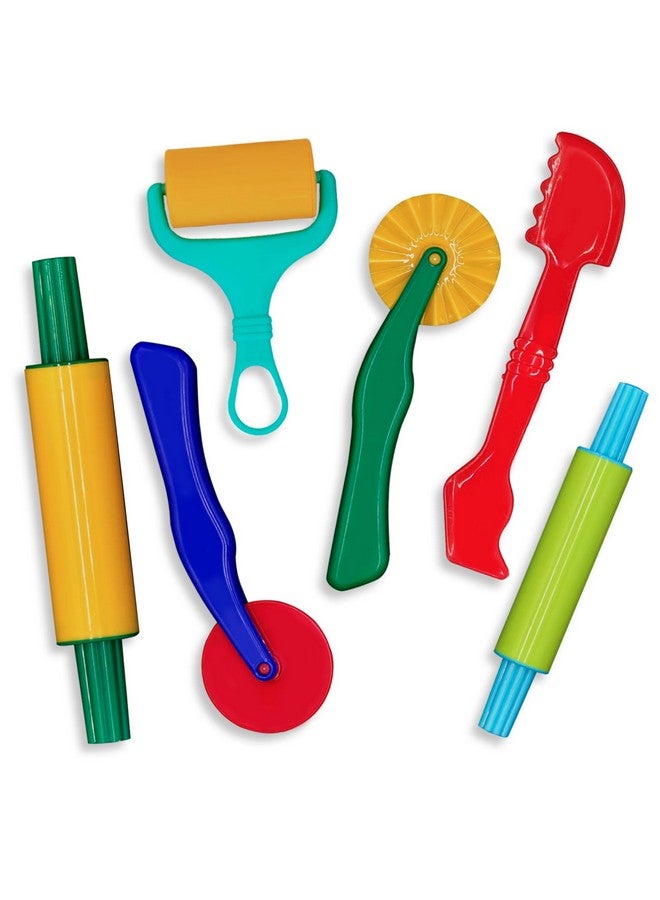 DIMROM Nd Play Dough Tools Six Piece Set - Ages 3 & Up Dimrom (6Pcs) - Image 1