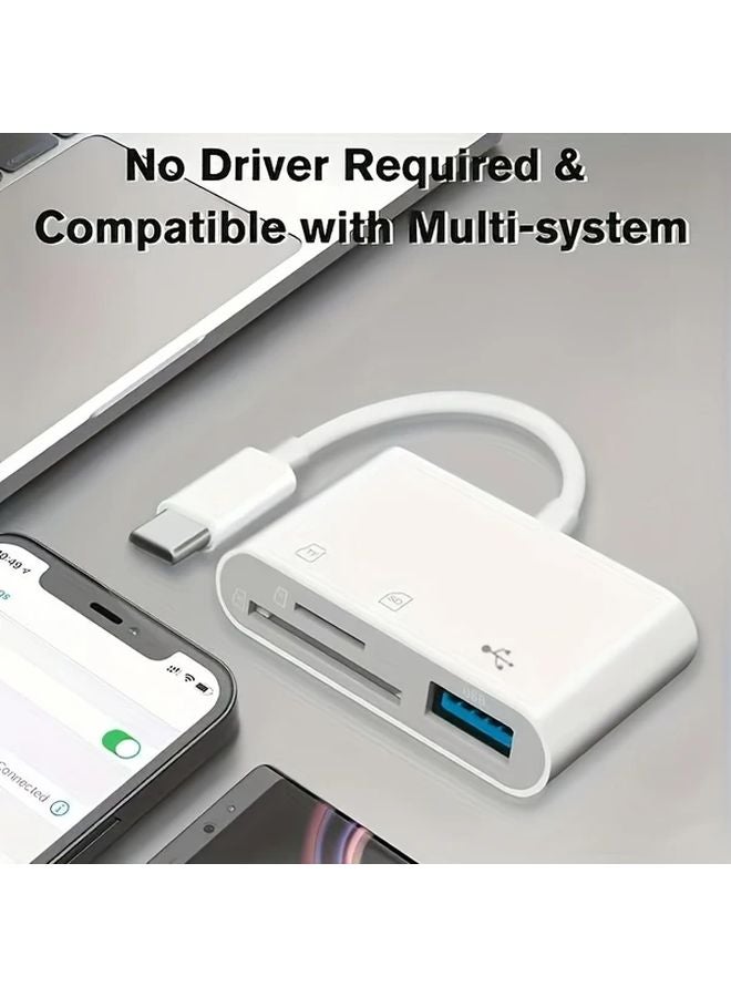 3 في 1 محول USB OTG قارئ بطاقات لآيفون نقل بيانات عالي السرعة - Image 4