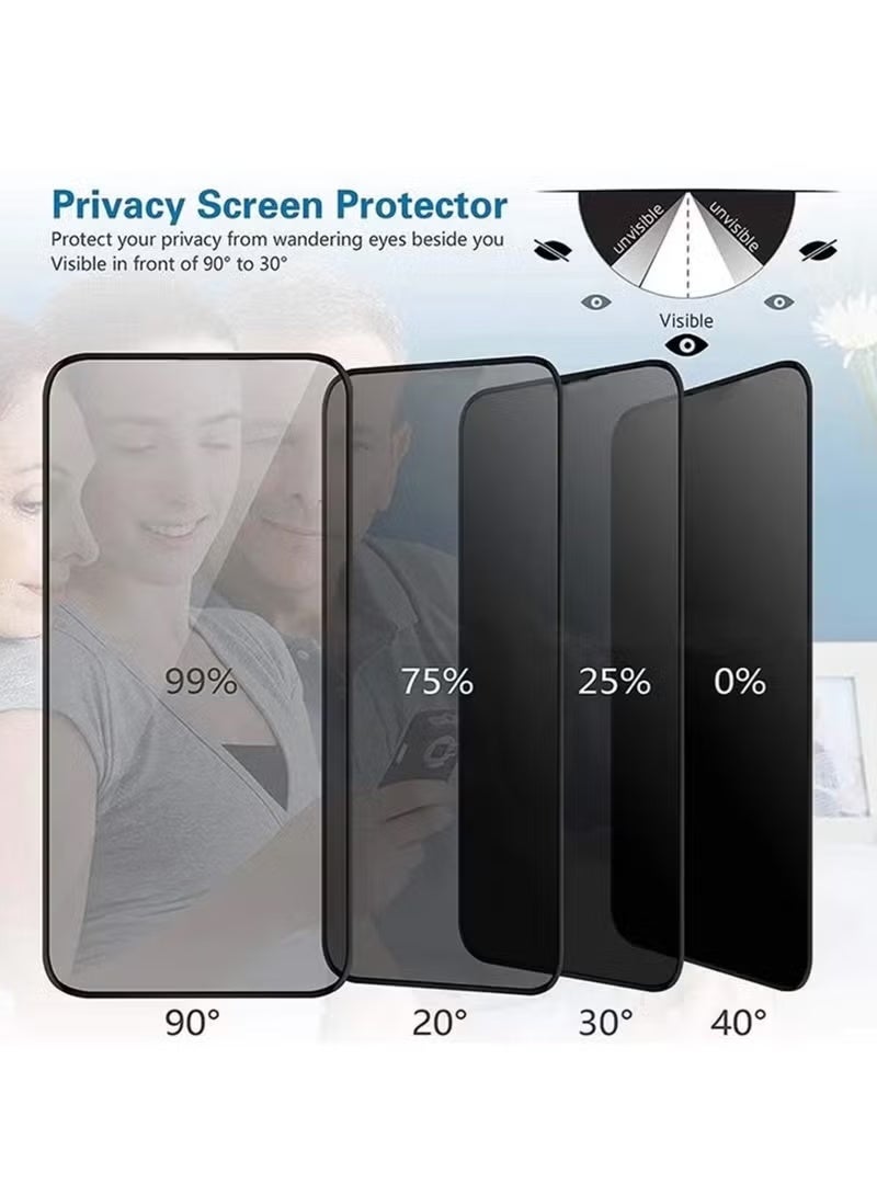 YoYoTech Samsung Galaxy S25 Ultra Privacy Anti-Spy Tempered Glass 9H Hardness HD Clear Scratch Resistant Screen Protector Film For Samsung Galaxy S25 Ultra 5G 2025. - Image 3
