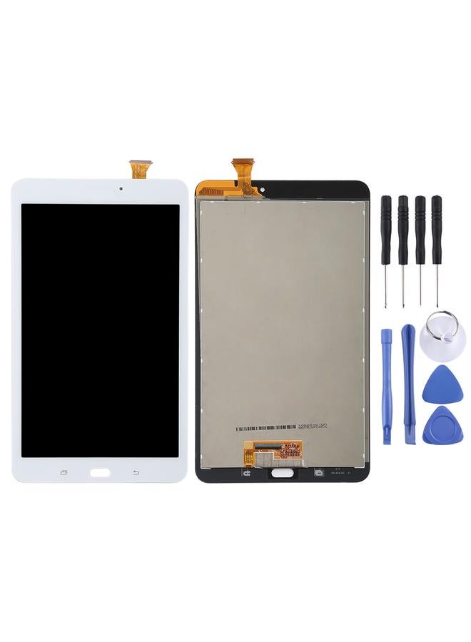 إيروريكس شاشة LCD بديلة أصلية لجهاز Samsung Galaxy Tab E 8.0 T377 إصدار واي فاي مع محول رقمي كامل التجميع باللون الأبيض - Image 2