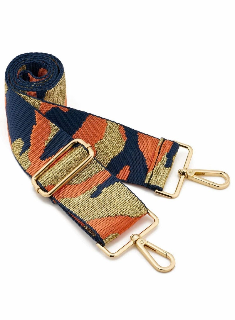 SYOSI Wide Shoulder Strap, Adjustable Crossbody Handbag Strap Guitar Style Cross Body Handbag Purse Strap Replacement Shoulder Bag Strap Belt for Crossbody Canvas Bag Handbag - Image 1