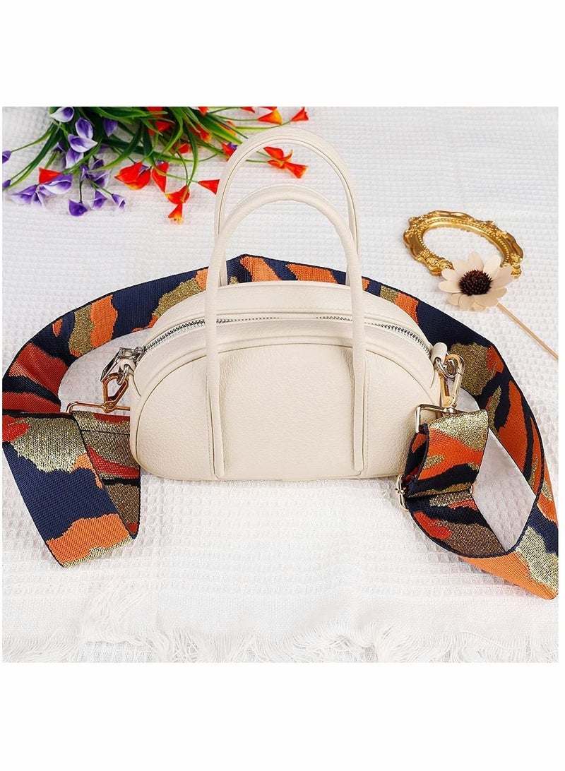 SYOSI Wide Shoulder Strap, Adjustable Crossbody Handbag Strap Guitar Style Cross Body Handbag Purse Strap Replacement Shoulder Bag Strap Belt for Crossbody Canvas Bag Handbag - Image 4