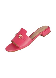CARRANO Carrano Ladies Open Mule Chain Strap Low Block Heel 355004C Cab0723  - Image 3