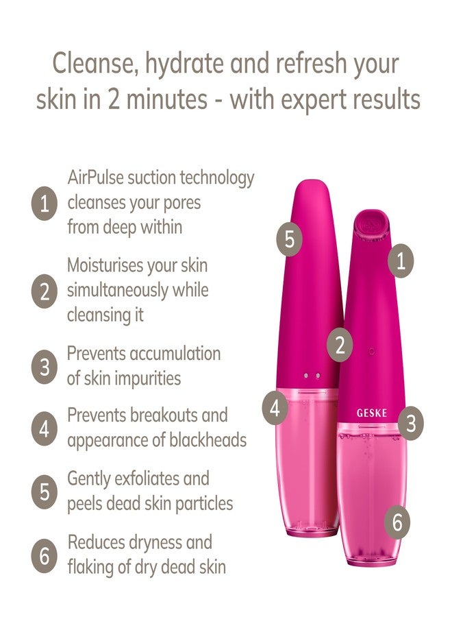 GESKE SmartAppGuided™ Aqua-Stream Face Cleanser | 8 in 1 | Deep Pore Cleansing | Impurities Prevention | Blackhead Extraction | Reduce Red & Dry Skin | Use with Our Aqua-Stream Solution - Image 2