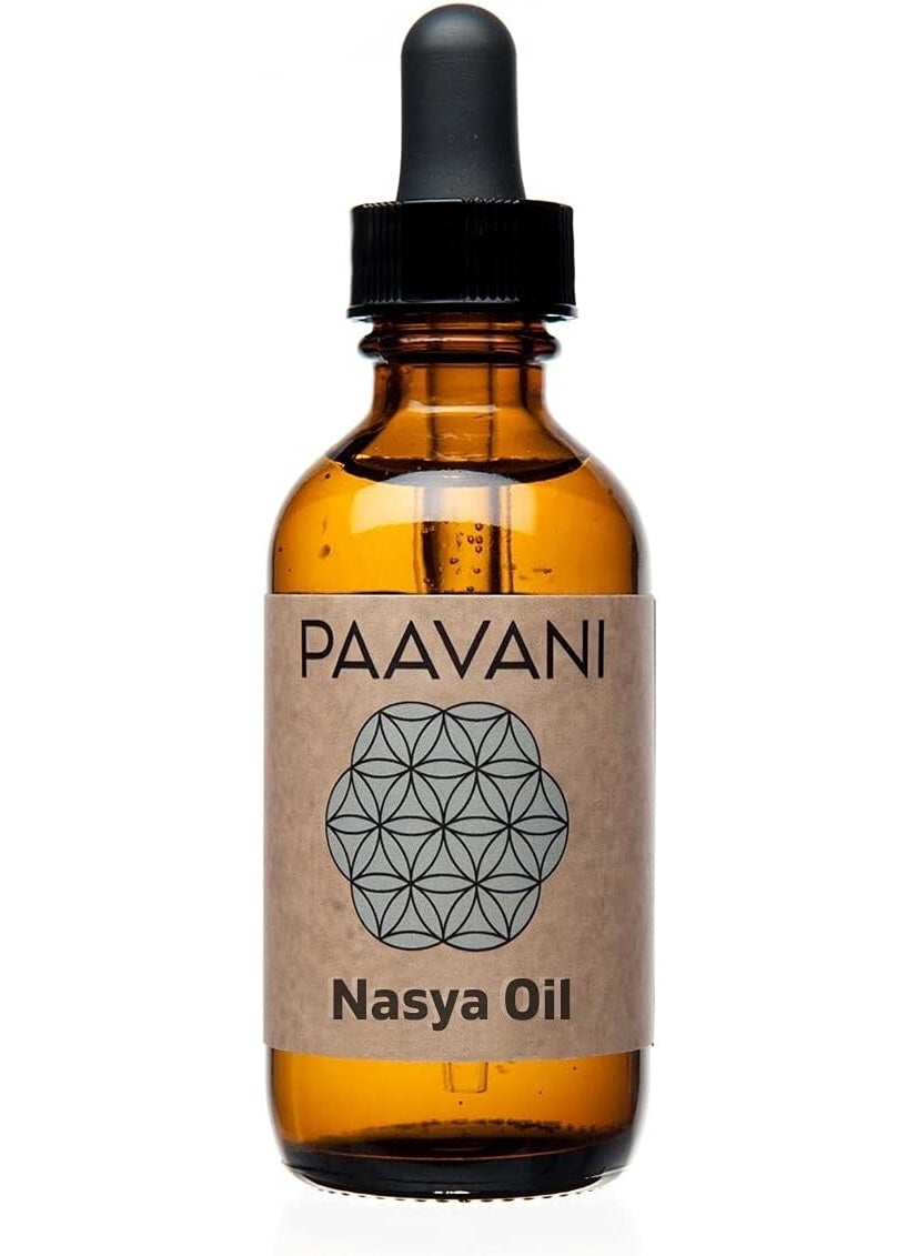 PAAVANI PAAVANI Ayurveda Nasya Oil - Ayurvedic Nasal Cleaner & Moisturizer Drops for Sinus Relief (1 oz.) 