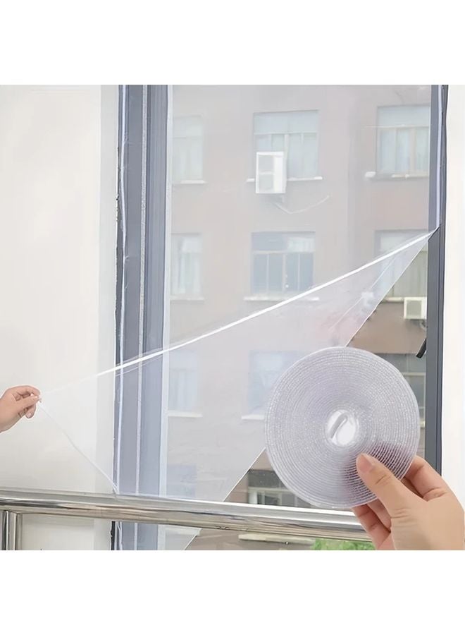 1pc No Drill Adhesive Window Screen Pet Insect Protection Breathable Fiberglass Indoor Outdoor - Image 5