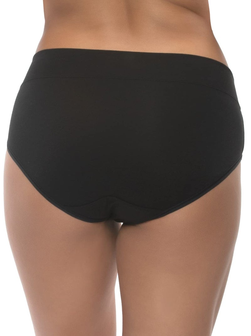 Felina Pima Cotton Hipster - Seamless Cotton Underwear for Women - Soft and Breathable Womens Underwear Black - Image 4