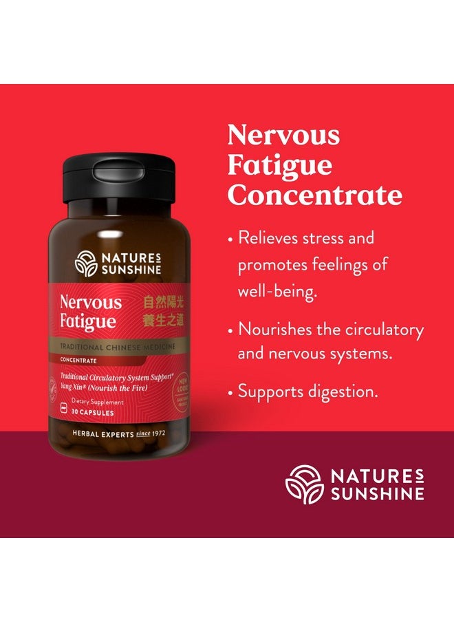 NATURE'S SUNSHINE Nature's Sunshine Nervous Fatigue TCM Concentrate 30 Capsules  - Image 1