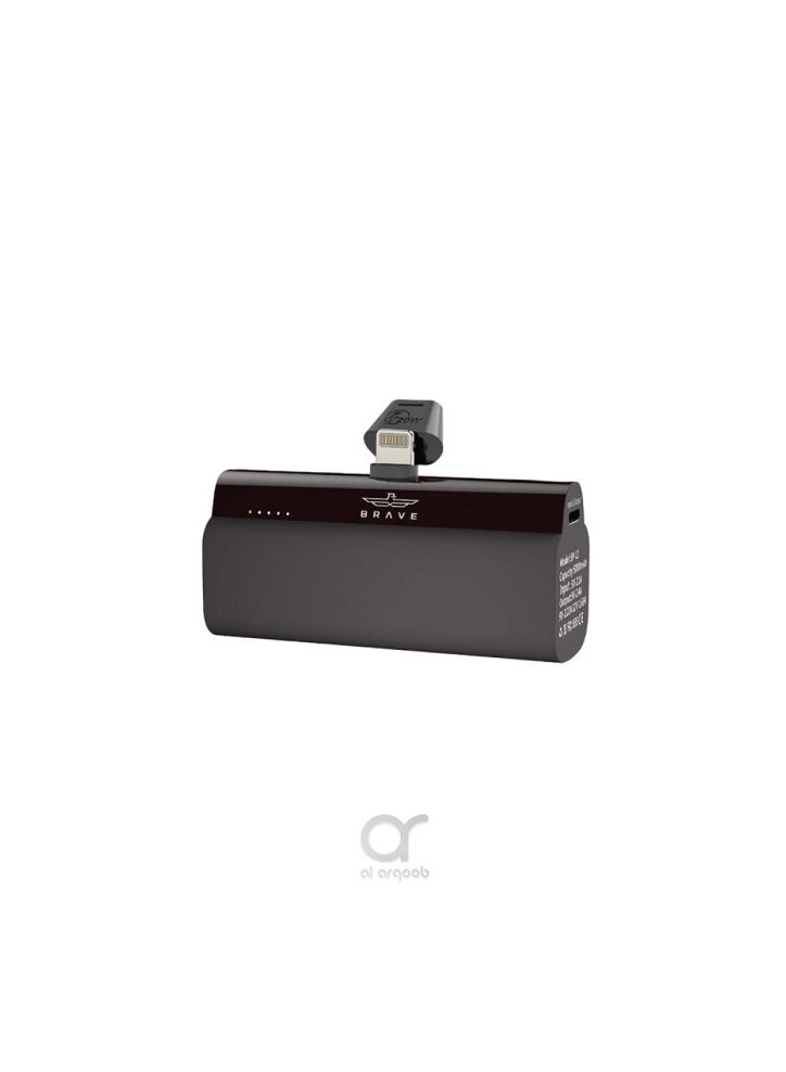 Brave Brave Pocket Mini Portable Power Bank 20W 5000mAh Black - Image 2