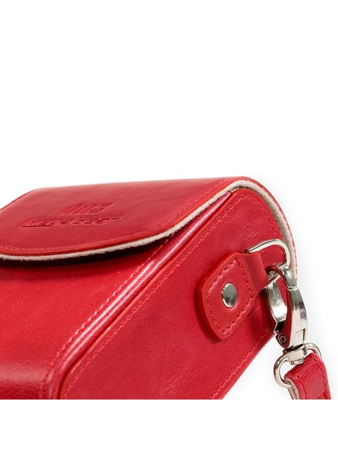 MegaGear MG1562 Sony Cyber-Shot Dsc-Rx100 Vı, Dsc-Rx100 V, Dsc-Rx100 Iv Leather Camera Case With Strap - Red - Image 4