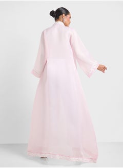 Khizana Embroidered Abaya With Sheila  - Image 2