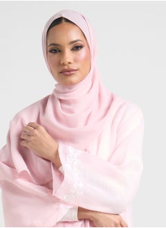 Khizana Embroidered Abaya With Sheila  - Image 4