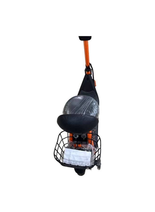 Winner Sky Mini Harley Pro Kids Electric Scooter with Seat, LED Lights, 36V 250W Motor & 13Ah Battery – Orange - Image 2