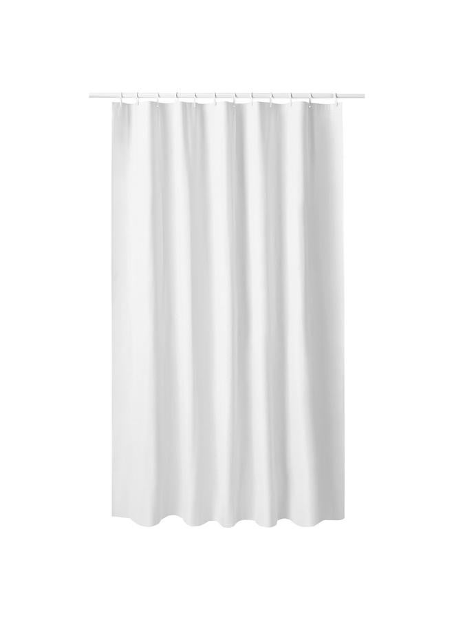 erorex Shower curtain, white, 180x200 cm - Image 1