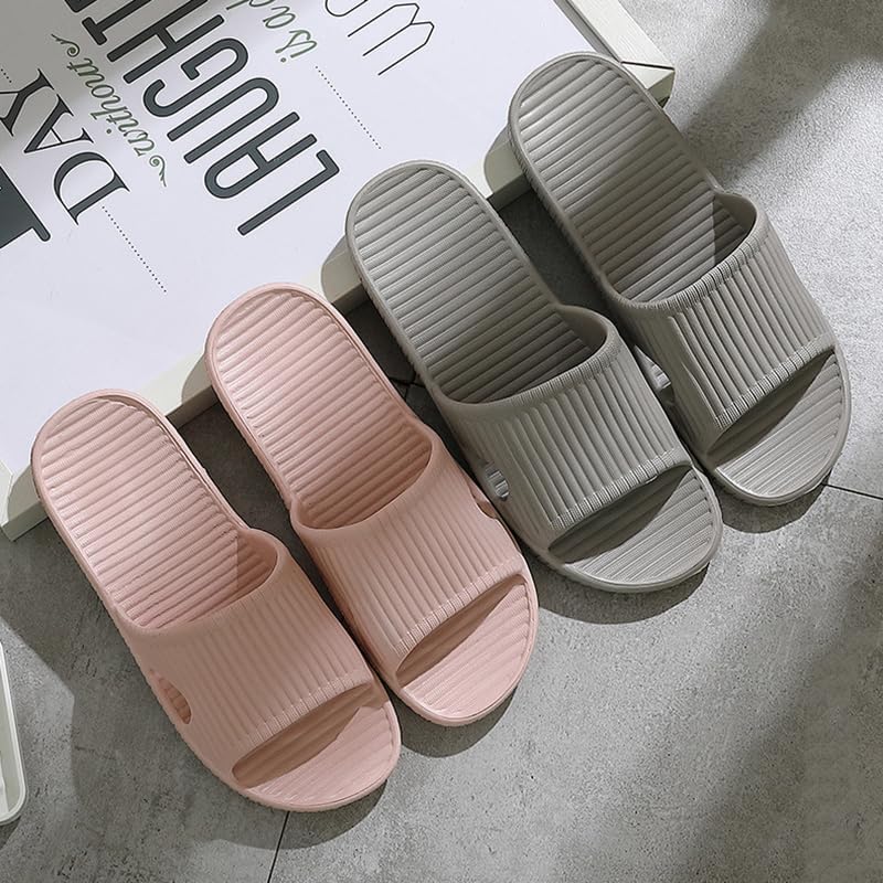 AioTio Slippers for Women and Men Anti-Slip Quick-Dry Lightweight Indoor Outdoor Bathroom Pool Sandals with Flexible Comfort - Image 4