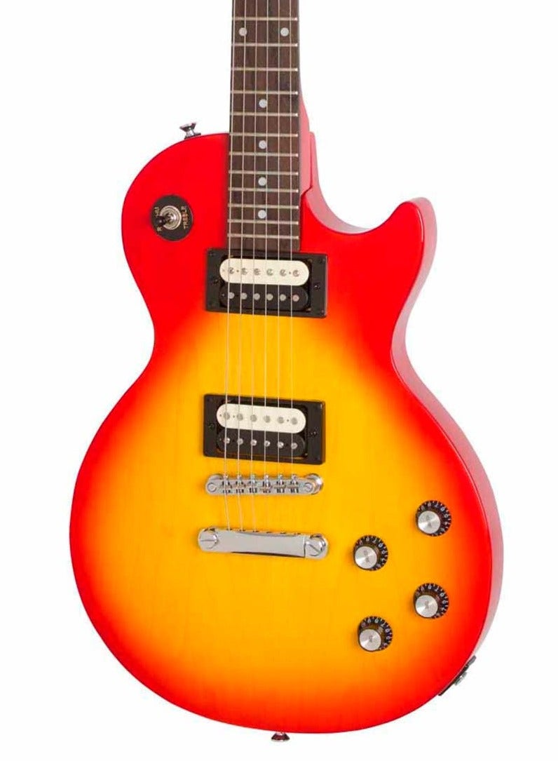 Epiphone Solidbody Electric Guitar with Mahogany Body, Mahogany Neck, Rosewood Fingerboard, and 2 Humbucking Pickups - Heritage Cherry Sunburst - Image 1
