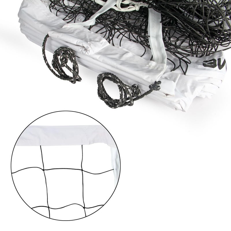 SUPREME Volleyball Net Ace 911 (4 Side Tape) Heavy Duty Machine Made Volleyball Net (Black, White). (Pack of 01) - Image 5