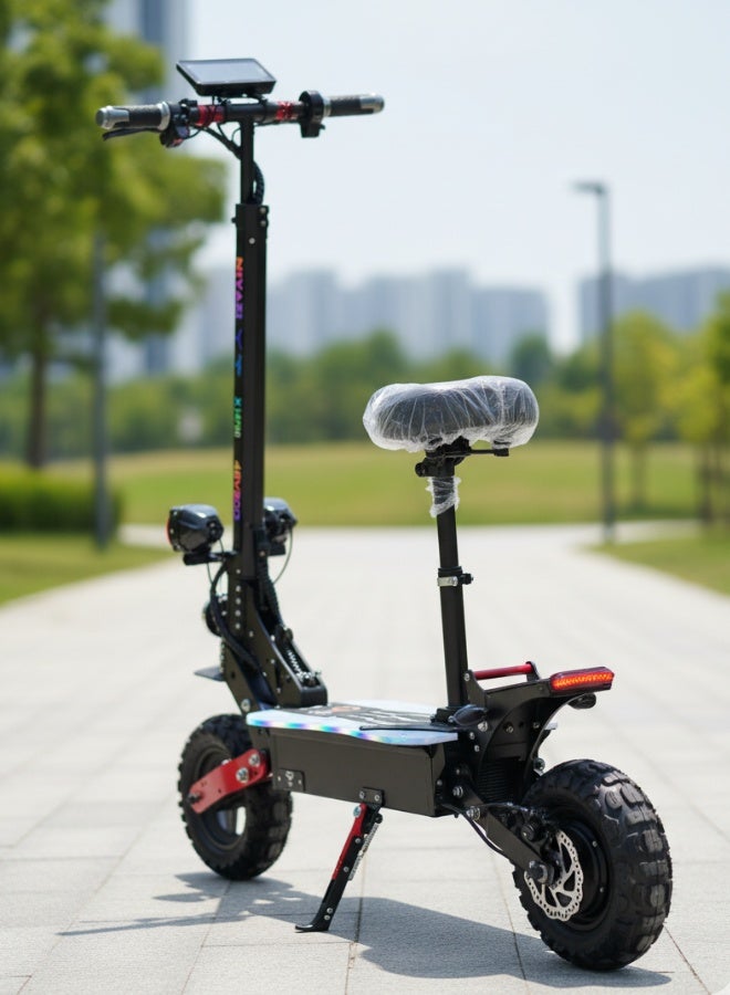 NIYAZI The Beast Crocodile Scooter 2026 – Electric Scooter for Adults with 48V Battery, 11-Inch Tubeless Tires, Dual Motor, and Digital Display - Image 4