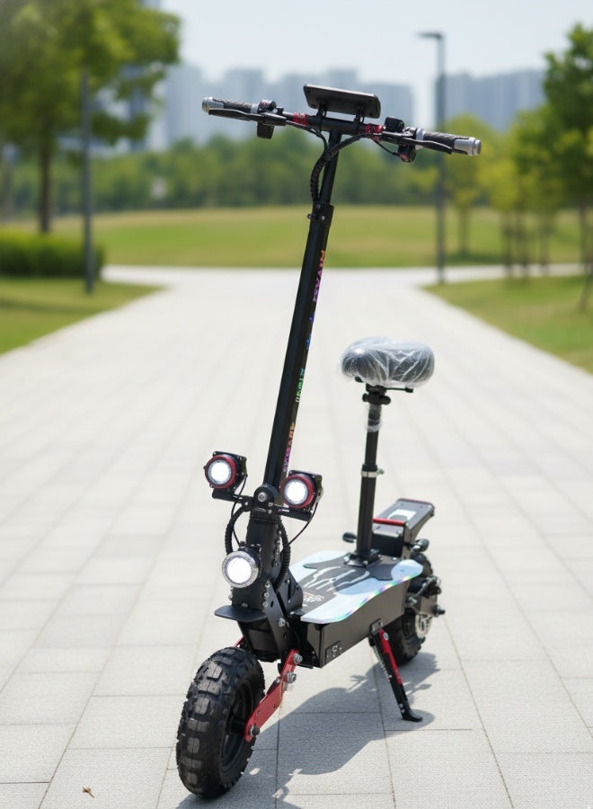 NIYAZI The Beast Crocodile Scooter 2026 – Electric Scooter for Adults with 48V Battery, 11-Inch Tubeless Tires, Dual Motor, and Digital Display - Image 5