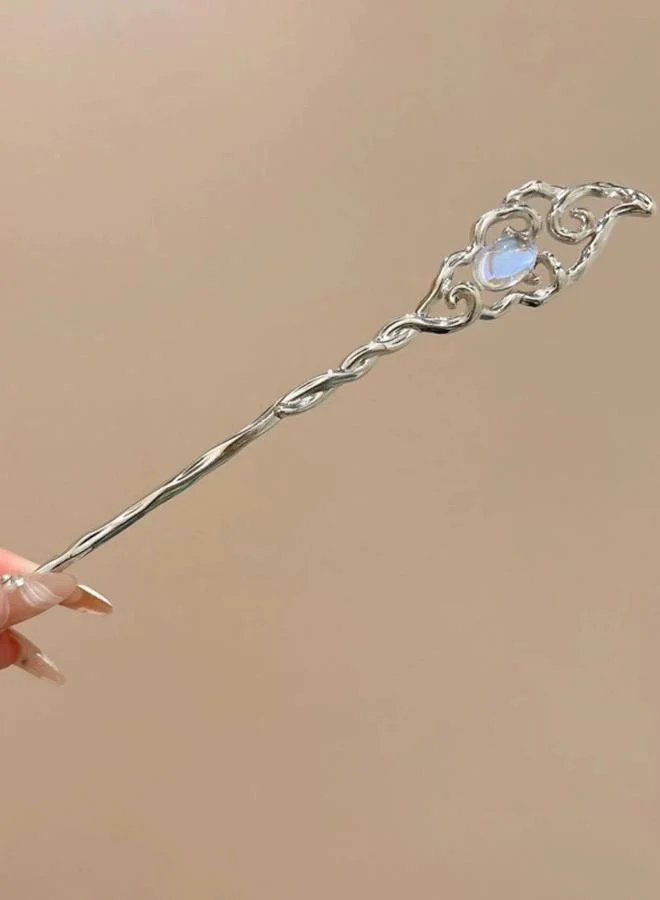 Take Two  Silver Embellished Hair Pin for Women | Best Price UAE