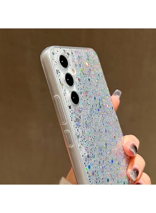 S-TOP Case For Samsung Galaxy S24 FE 5G Glitter Sequins Epoxy TPU Phone Case - Image 5